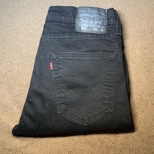 Men’s Levi Slim Taper Pants 512 Black 34/30